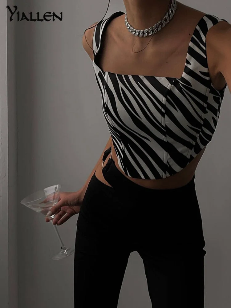 Yiallen Spring 2022 Solid High Waist hollowed-out lacing Straight Leg Bell Pants Hammer Drop feel women straight leg pants slim