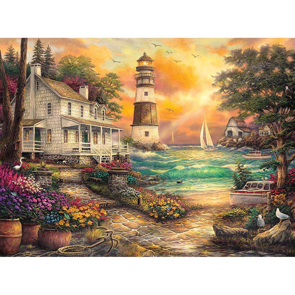 House - Full Round - Diamond Painting