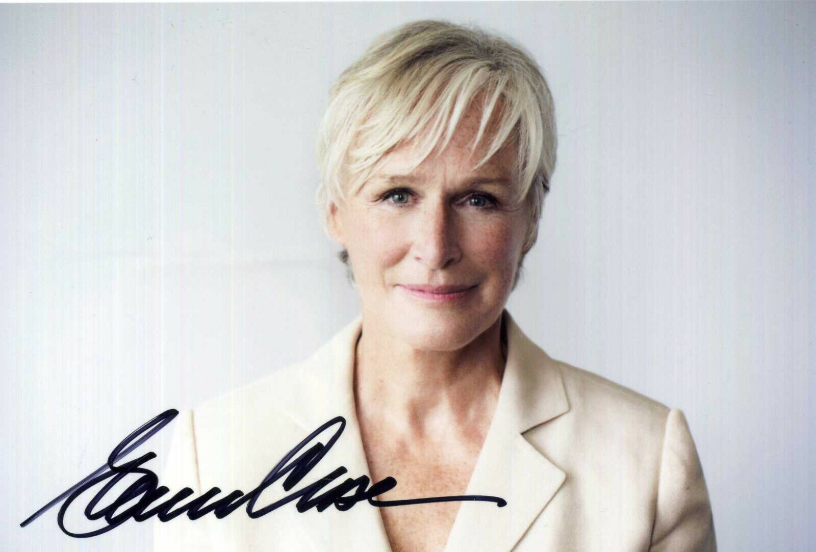 GLENN CLOSE Signed Photo Poster paintinggraph - Film Actress - Preprint