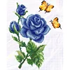 (US Local)Flower - 9CT Partial Beaded Cross Stitch Kit(30x35cm)