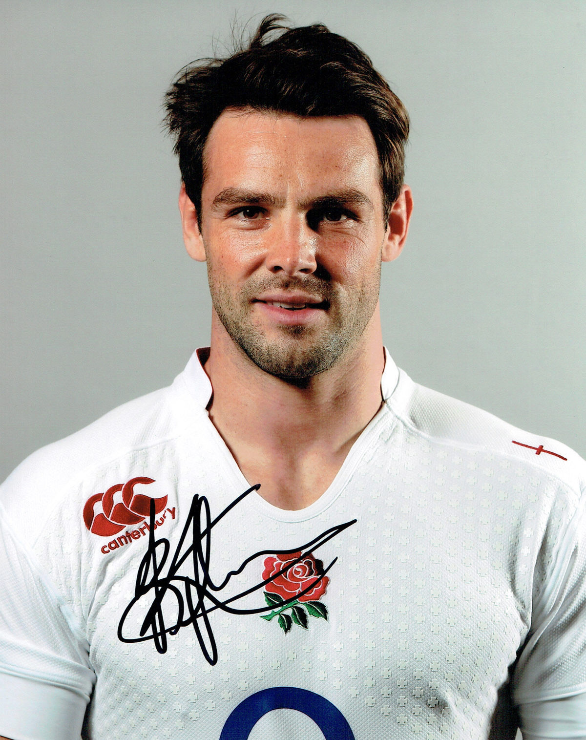 Ben FODEN Signed Autograph 10x8 Portrait Photo Poster painting AFTAL COA England RUGBY