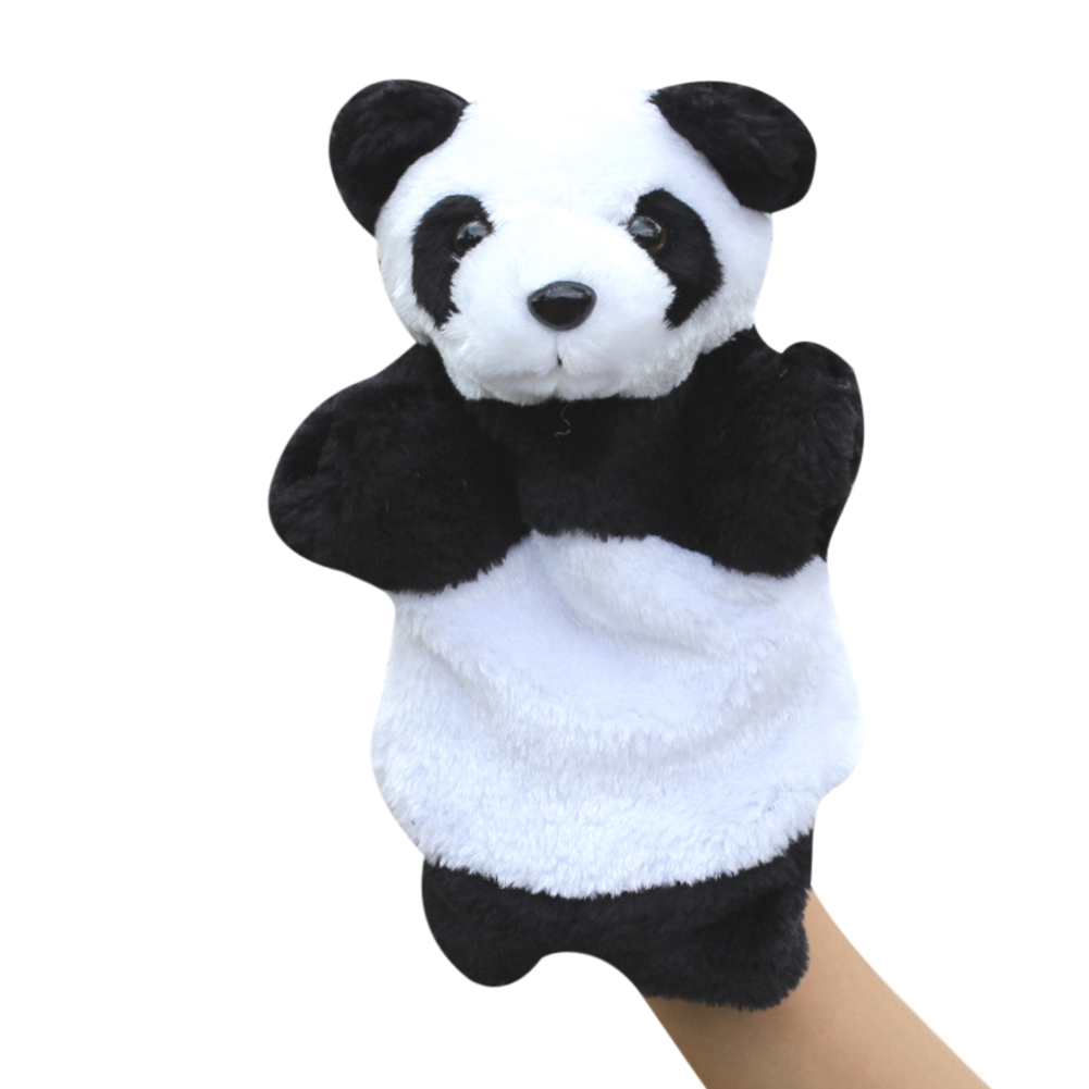 

Cute Panda Hand Puppet Baby Kids Children Soft Doll Plush Preschool Toys, 501 Original