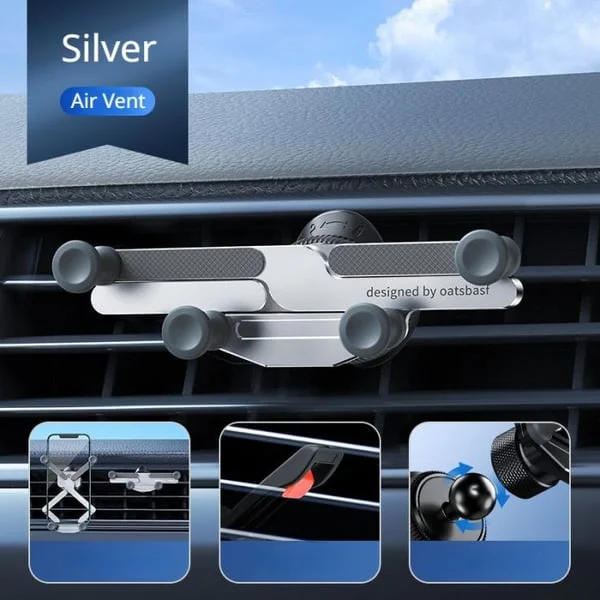 Invisible Rotatable Air Vent Mount Car Phone Holder
