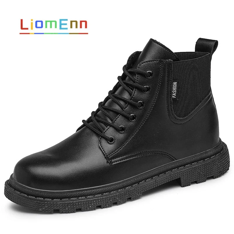 Unisex White Ankle Boots Women Black Platform Short Boots Female 2021 New Gothic Punk PU Leather Boots Men Shoes Big Size 35-46