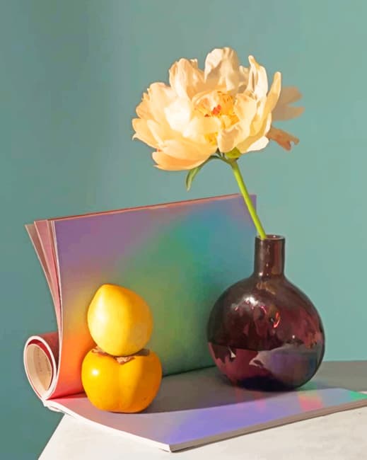 

Lemons And Flowers Still Life – Paint By Numbers - 40*50CM, 501 Original