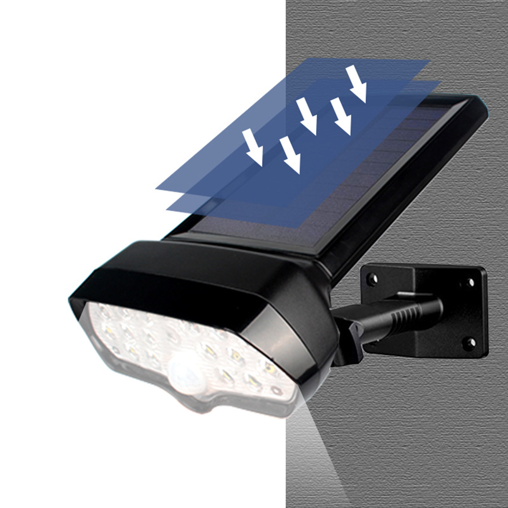 

Solar 17LED Home Garden Human Body Induction Wall Light Sensor Flood Lamp, 501 Original