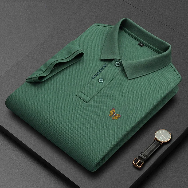 Man Casual  business  embroidery  polo 