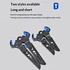2 Sizes Archery Compound Bow Stand Lightweight Portable Rubber ABS Foldable Hunting Bow Holder Rack for Bowhunting Accessories