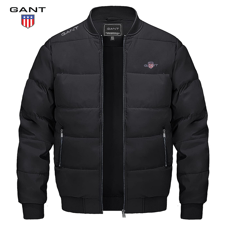 Pánská bomber bunda GANT®, podzimní/zimní větrovka, zapínání na zip