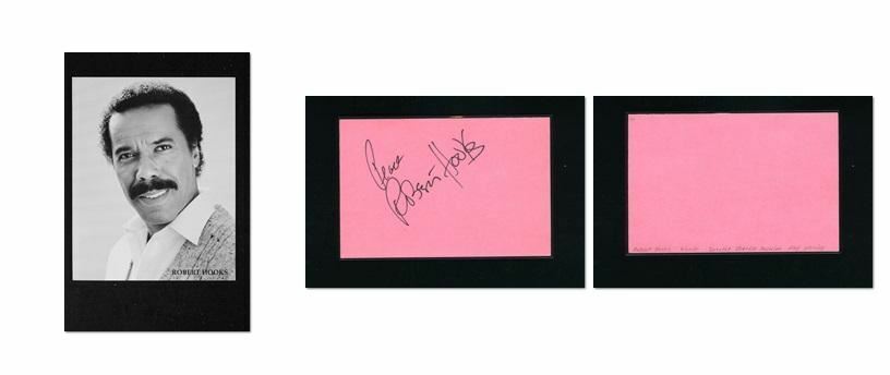 Robert Hooks - Signed Autograph and Headshot Photo Poster painting set - Star Trek