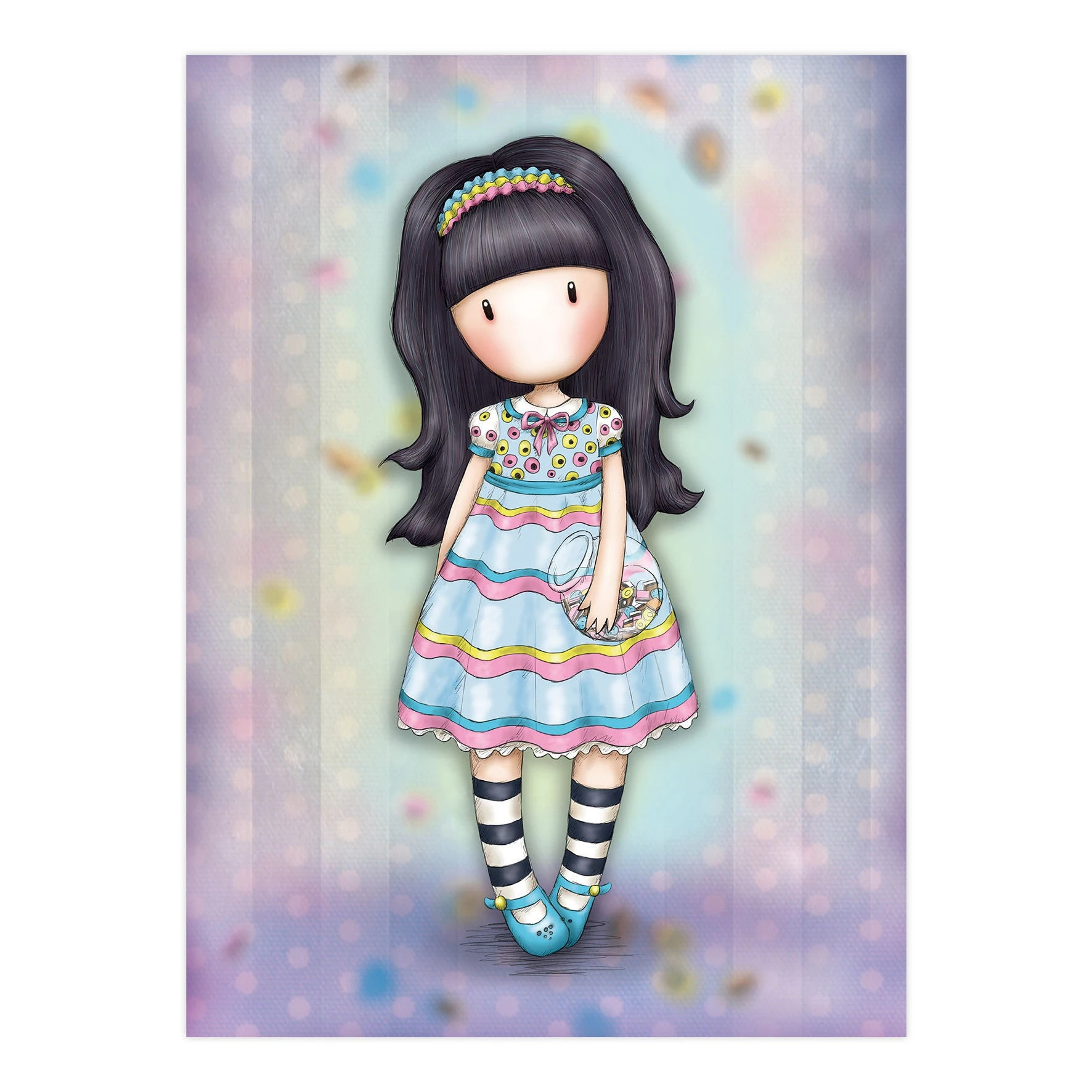 

30*40CM - Round Drill Diamond Painting - Goliath Doll, 501 Original
