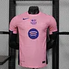 Joyfball 2025/2026 Player Version Barcelona Special Edition Pink Football Jersey 1:1 Thai Quality（The player version jersey is a bit tight, please pay attention to the size selection）