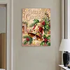 Diamond Painting-DIY Crystal Rhinestone Christmas with Frame(40x30cm)