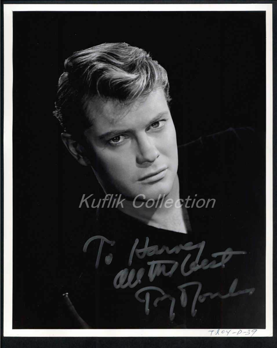 Troy Donahue - Signed Vintage Celebrity Autograph Photo Poster painting - a summer place