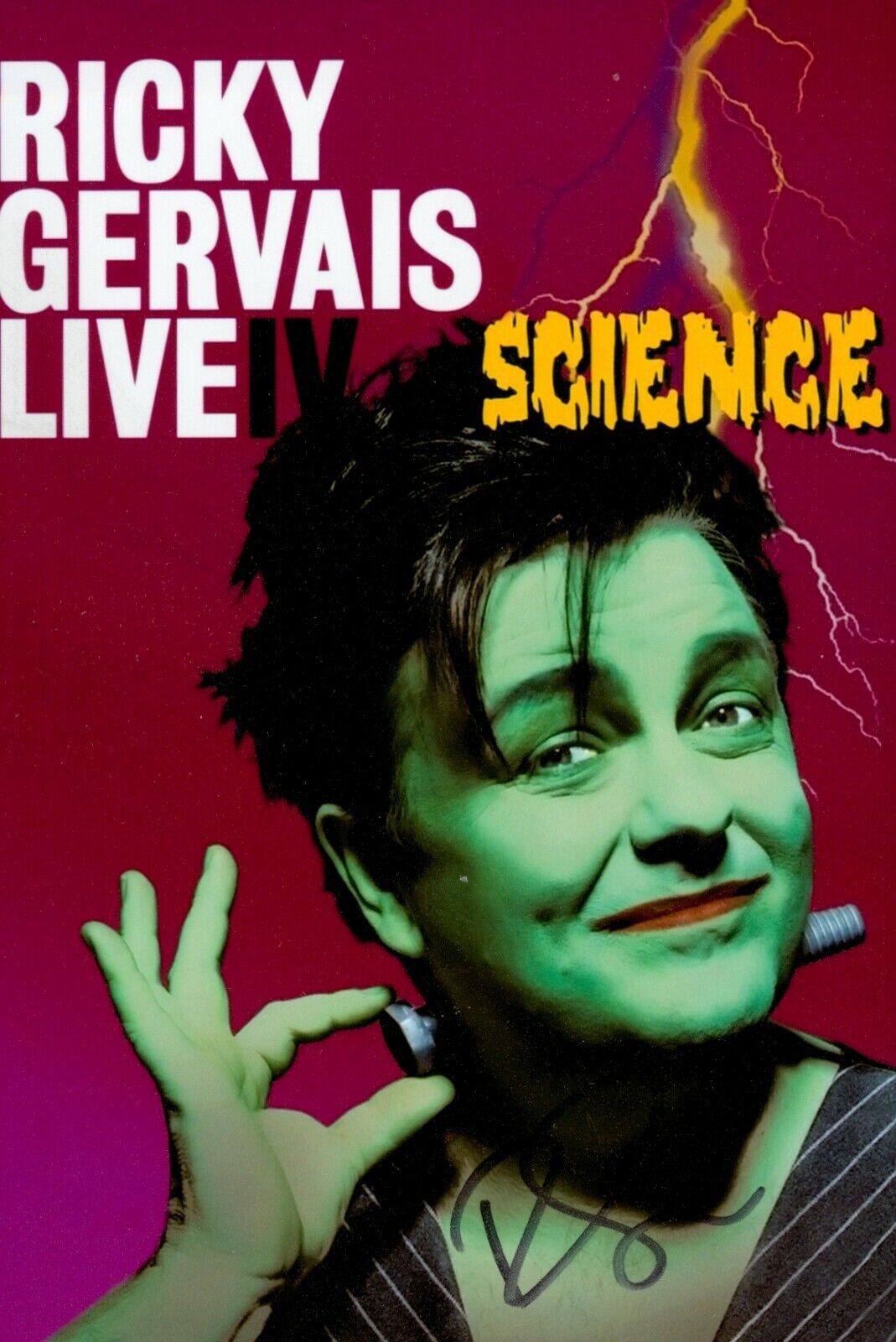 Ricky Gervais Signed 6x4 Photo Poster painting Science After Life The Office Autograph + COA