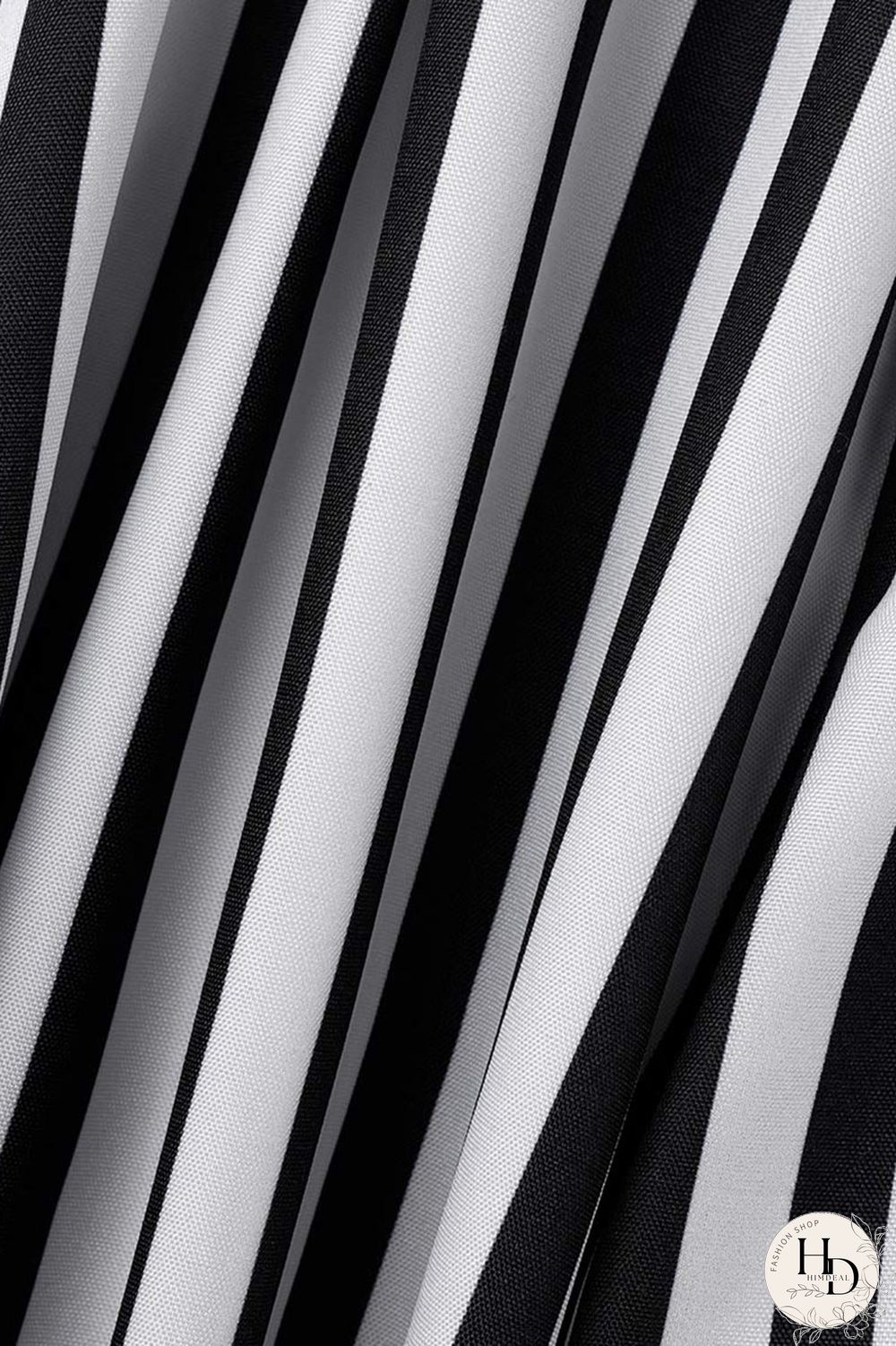 Red Casual Striped Print Patchwork Straight High Waist Wide Leg Full Print Bottoms