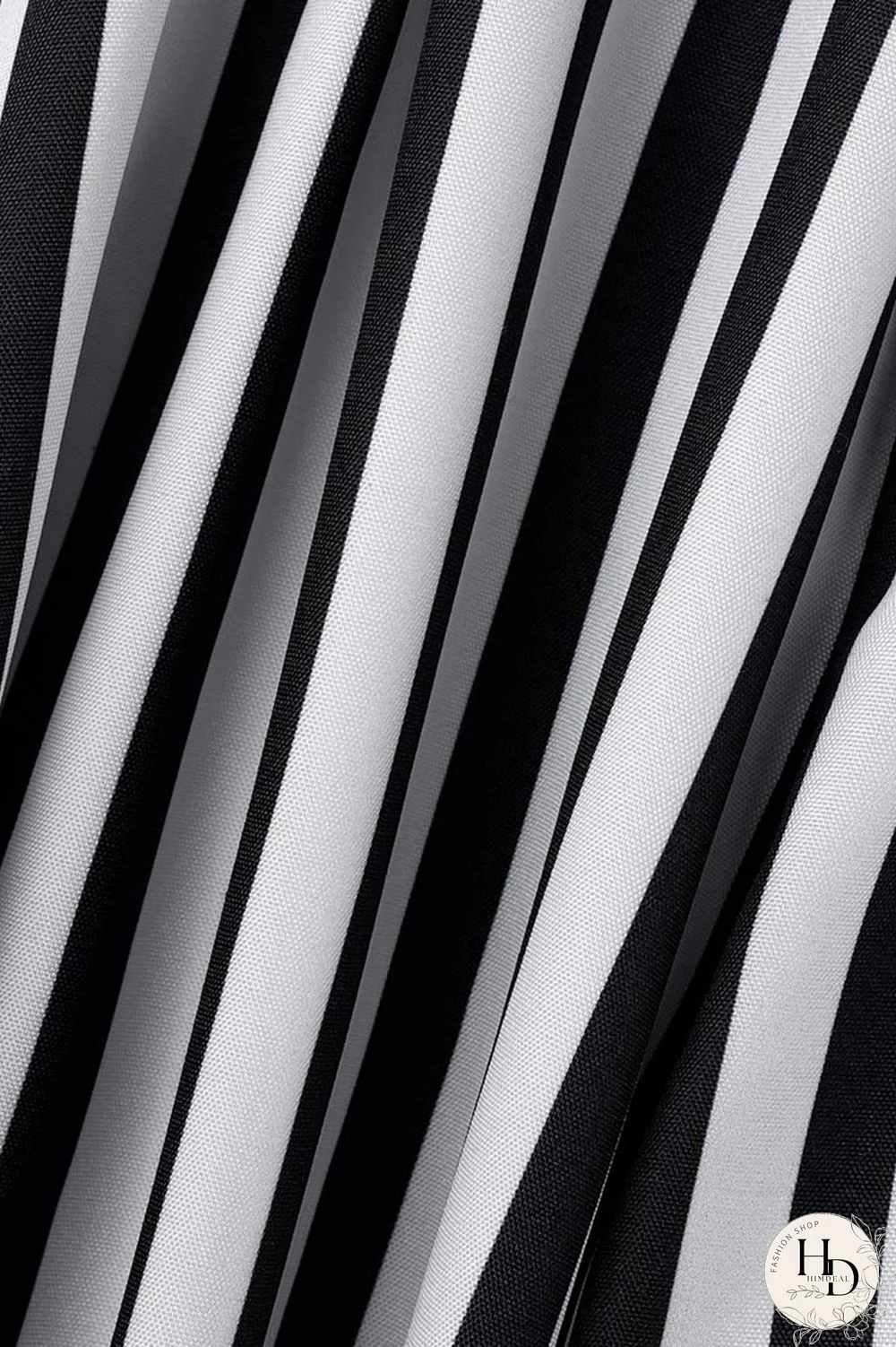 Red Casual Striped Print Patchwork Straight High Waist Wide Leg Full Print Bottoms