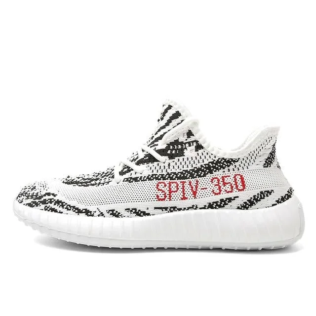 Men Vulcanized Light Weight Breathable Sneakers Fashion Lace-Up Unisex Sports Shoes