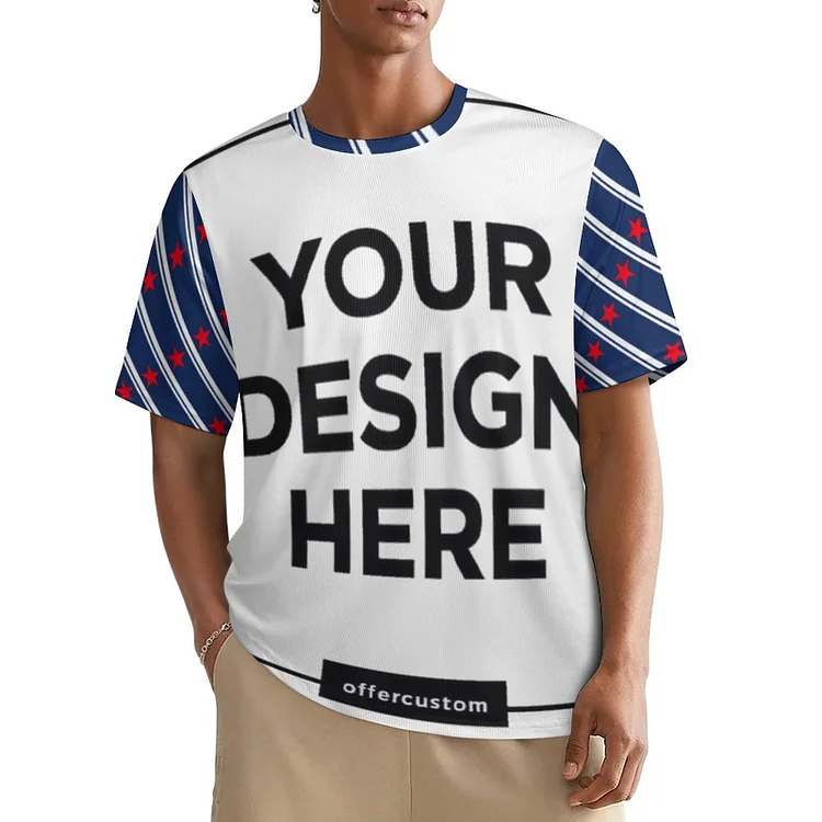 Multiple Images Personalized Design  Men'sFull Print T-shirt