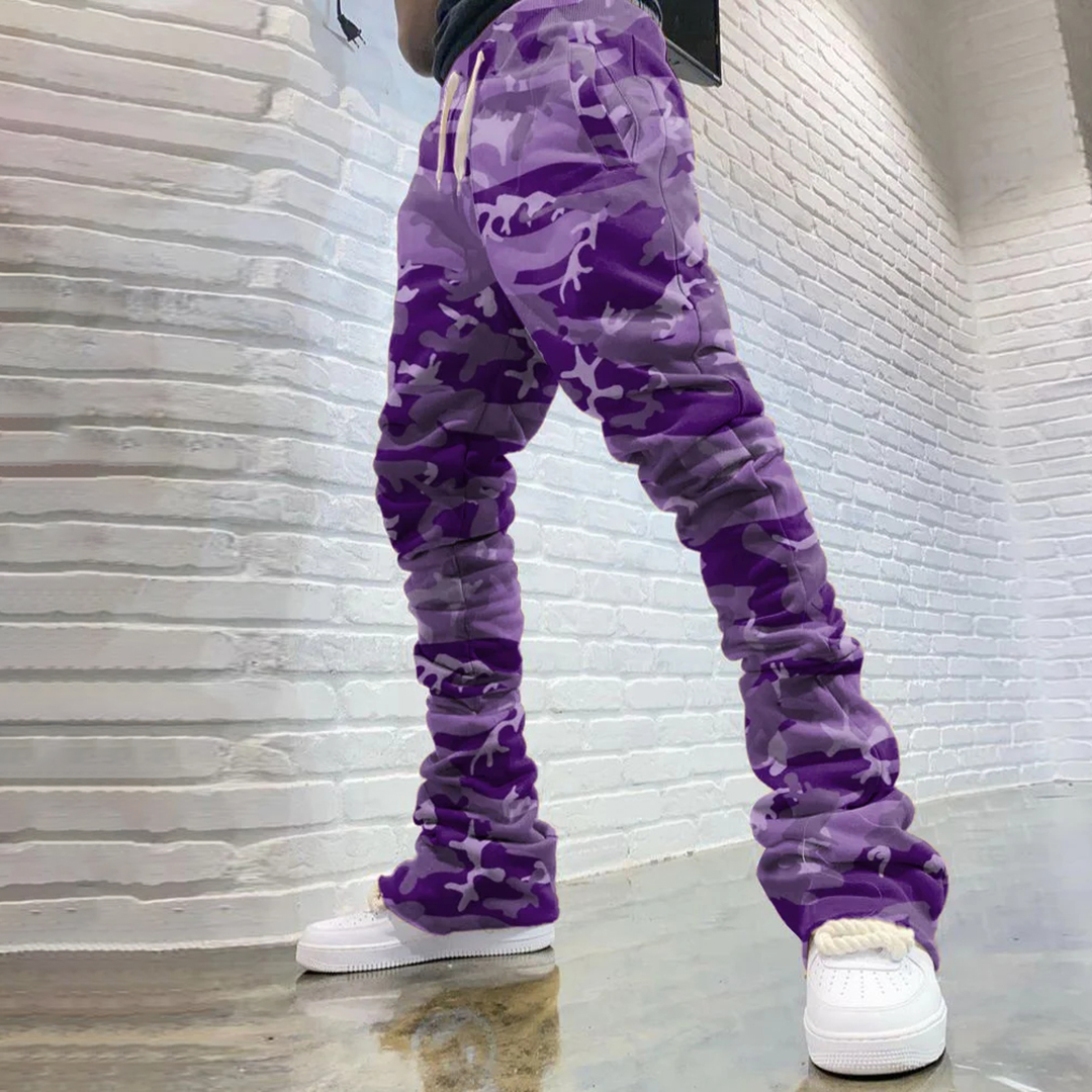 Loveciss®/ Casual Statement Street Style Retro Flared Trousers