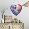 >SALE<Hummingbird 2D Flat DIY Diamond Art Suncatcher Diamond Art Pendant Home Decor