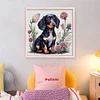 Dachshund - 11CT Stamped Cross Stitch - 40*40cm - Dog
