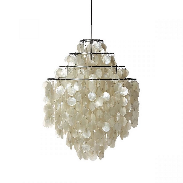 Shell Chandelier Living Room Bedroom Lighting Vjlight