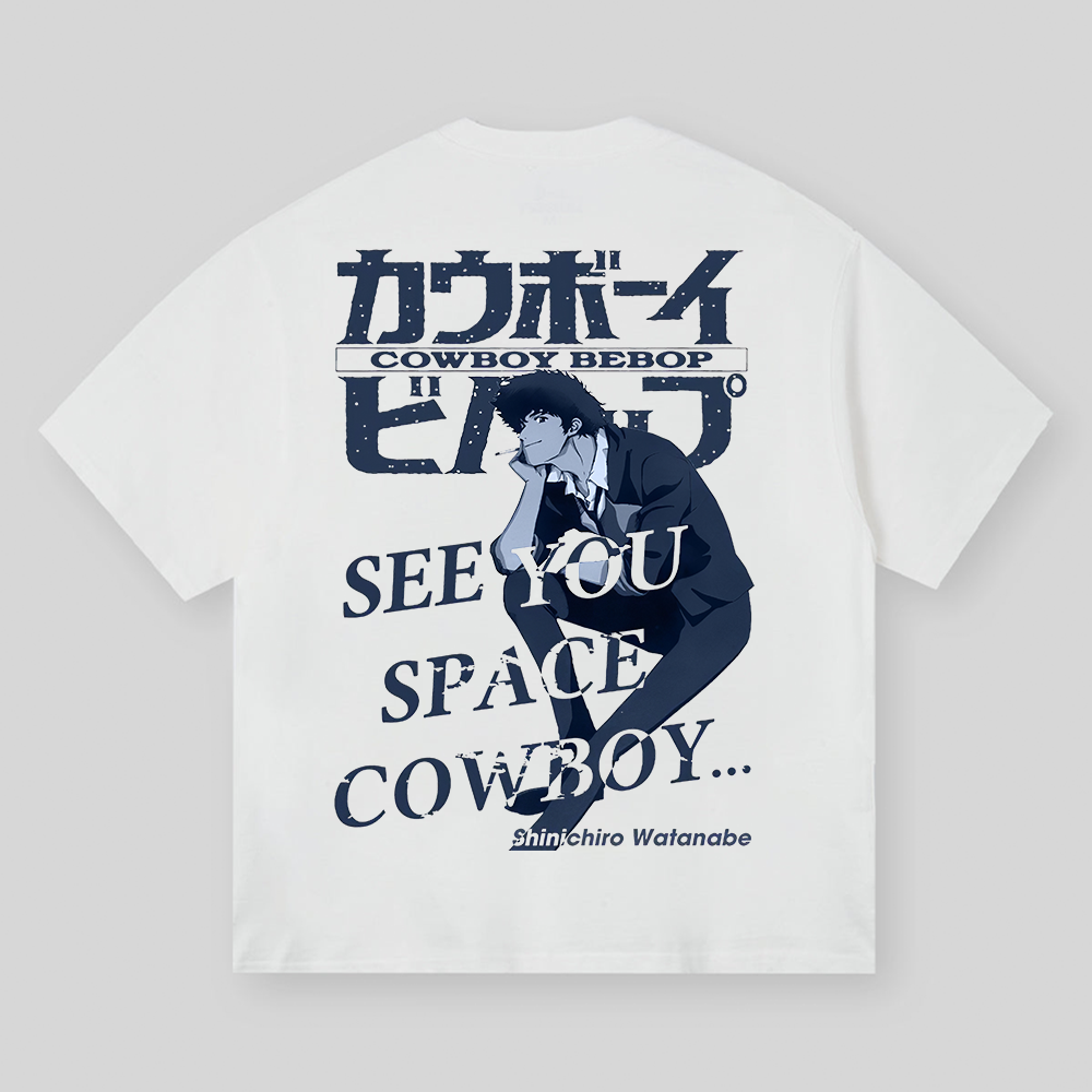 Cowboy Bebop Spike Spiegel Printed Men's T-shirt