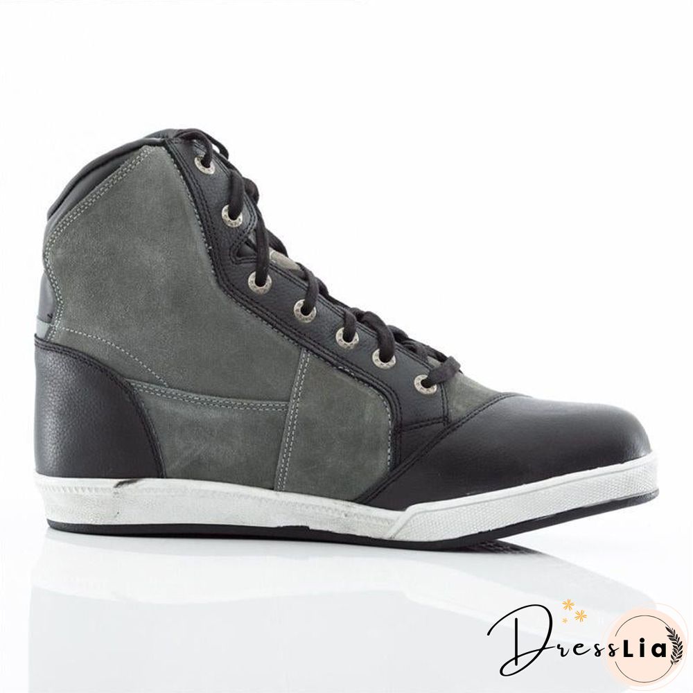 Retro casual motorcycle boots