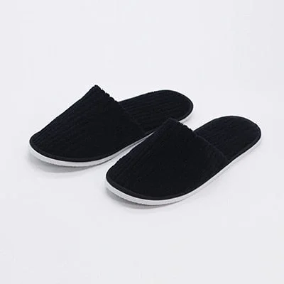 5 Pairs Winter Slippers Men Women  Hotel Disposable Slides Home Travel Sandals Hospitality Footwear One Size on Sale