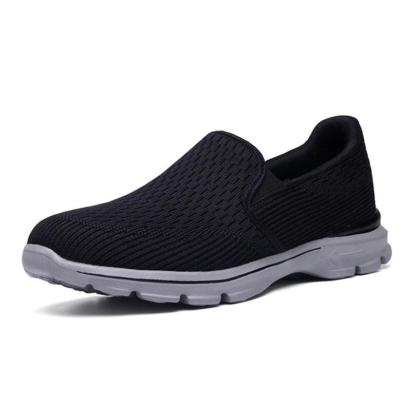 Fashion Quality Men Non-Leather Casual Shoes Breathable Slip-on Male Footwear Outdoor Lightweight Sneakers Non-slip Soft Bottom