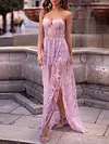 Crochet See-Through Condole Belt Maxi Dress