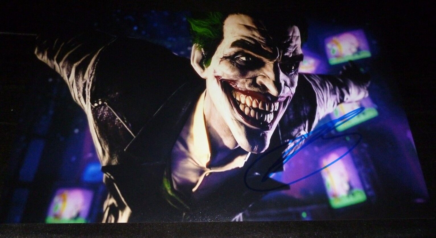 TROY BAKER Authentic Hand-Signed JOKER Batman: Arkham Orgins