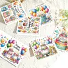 6Pcs carte de voeux d&rsquo;anniversaire-bricolage