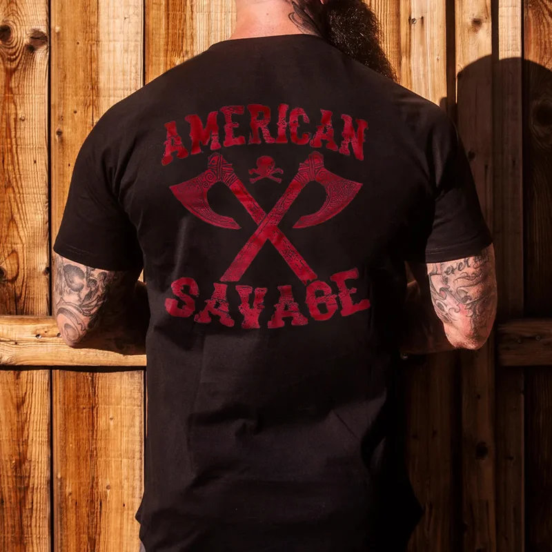 Livereid American Savage Print T-shirt - Livereid