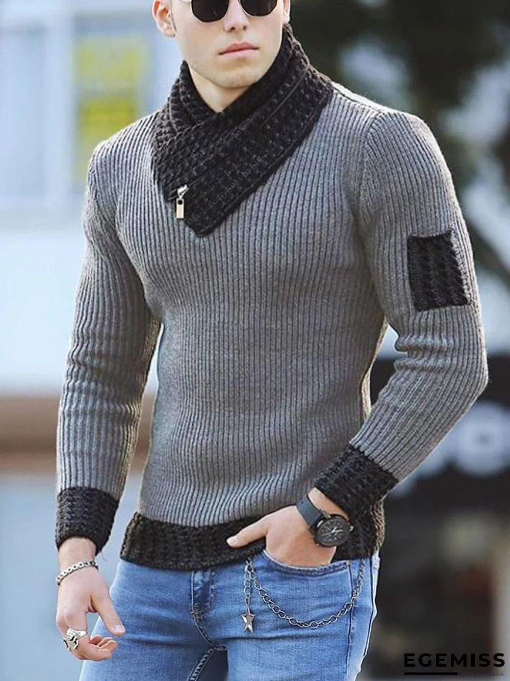 Men's Casual Slim Sweater | EGEMISS