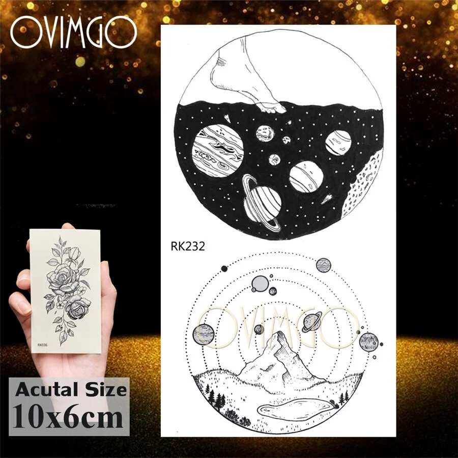 Sdrawing Sexy Kiss Haert Star Temporary Tattoos Paste Paper Body Art Arm Beck Fake Tatoo For Men Women Disposable Tattoo Sticker