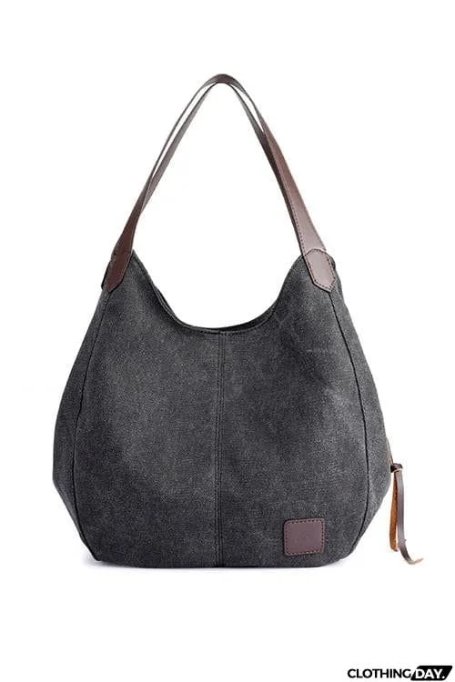 Canvas Hobo Bag