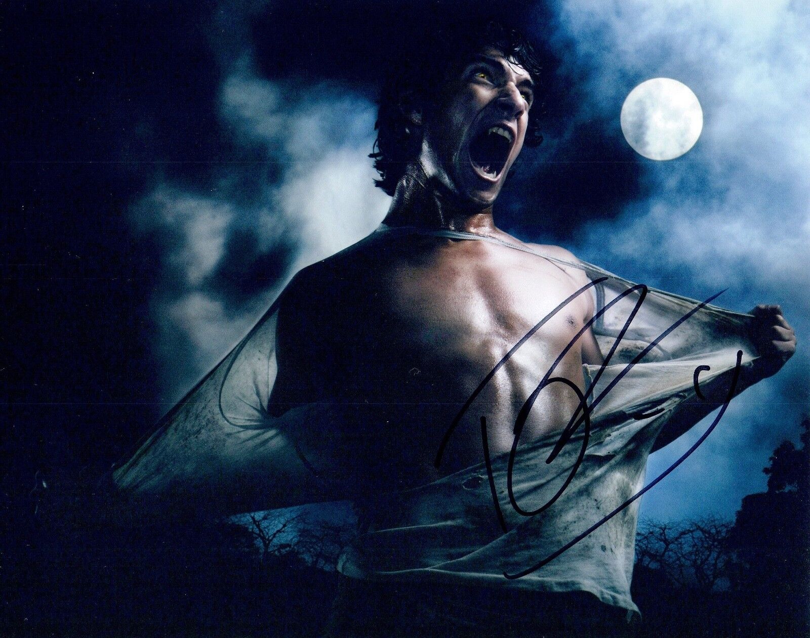 Tyler Posey Signed Autographed 8x10 Photo Poster painting TEEN WOLF Actor Hot Shirtless Pose COA