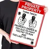 Shooting Warnings - Metal Tin Signs(8*12Inch/12*16Inch)