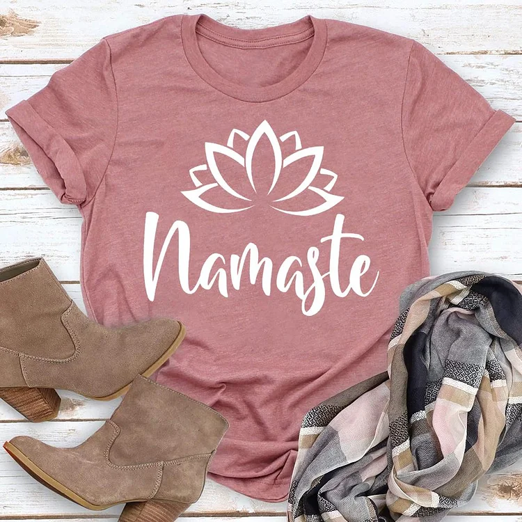 Namaste Yoga  T-Shirt Tee-05138-Annaletters