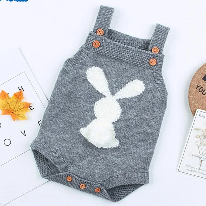 Baby Romper Jumpsuit Autumn Sweater Baby Knitted Sweater Jumpsuit Children Warm Clothing Fashion Jumpsuit
