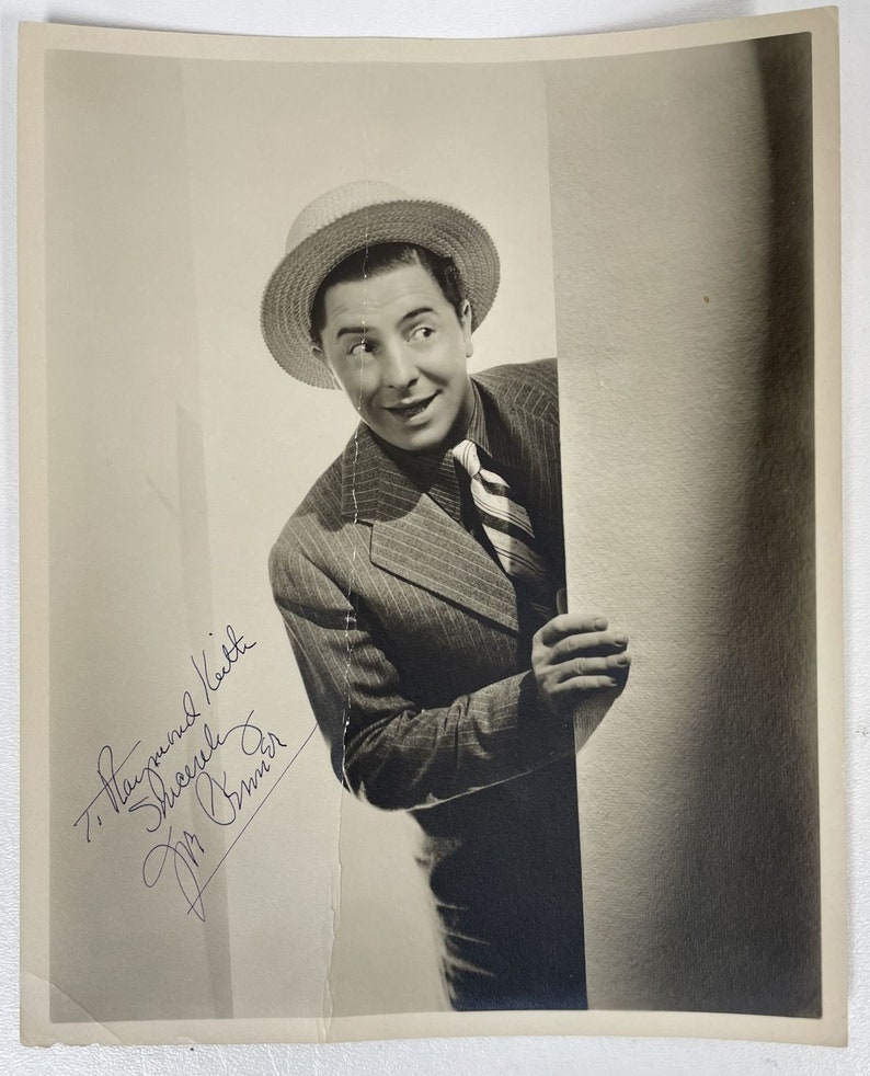 Joe Penner (d. 1941) Signed Autographed Vintage Matte 8x10 Photo Poster painting - COA Matching Holograms