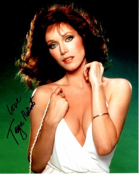 TANYA ROBERTS Signed Autographed CHARLIE'S ANGELS JULIE ROGERS Photo Poster painting