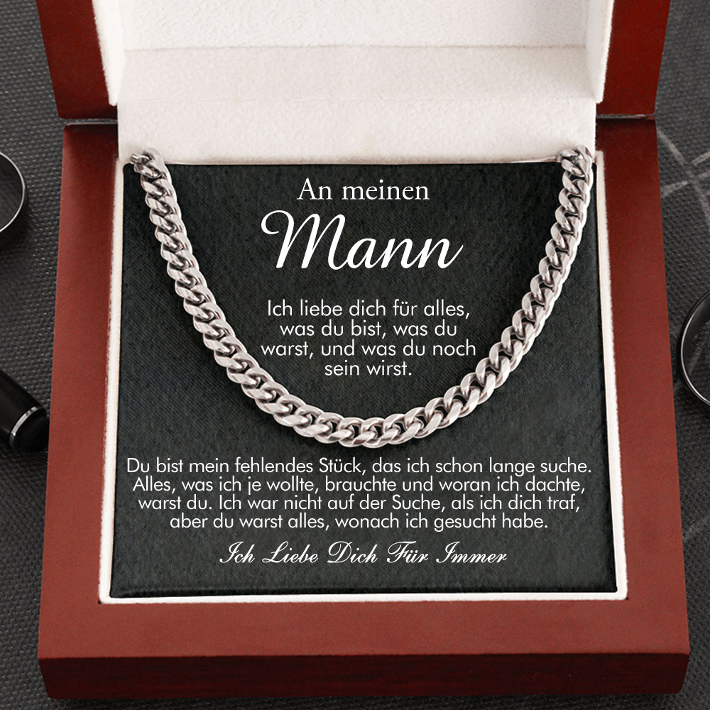 An Meinen Mann HalsketteIch Liebe Dich Für Immer Geschenk mit