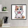 Diamond Painting-DIY Crystal Rhinestone Surprised Kitty