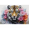 (US Local)Tiger-14CT Stamped Cross Stitch Kit(62x44cm)