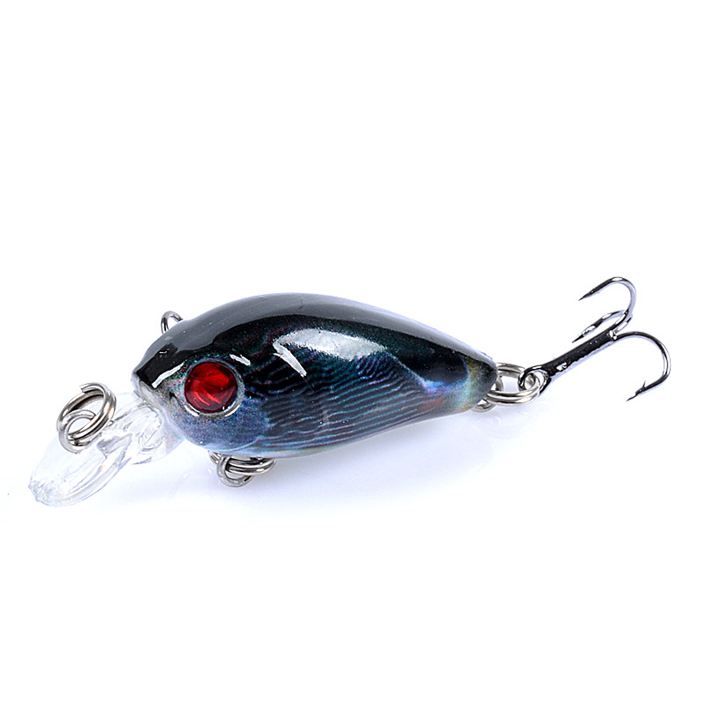 

4.5cm 4g Jig Fishing Lure Hard Crankbait Minnow Pike Bass Wobblers Baits, Color a, 501 Original