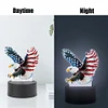 Drapeau am&eacute;ricain aigle-diamant lampe pilote ornement de bureau