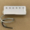 Mini Humbucker Pickup,Alnico 5,with Metal Shield Wire,Chrome